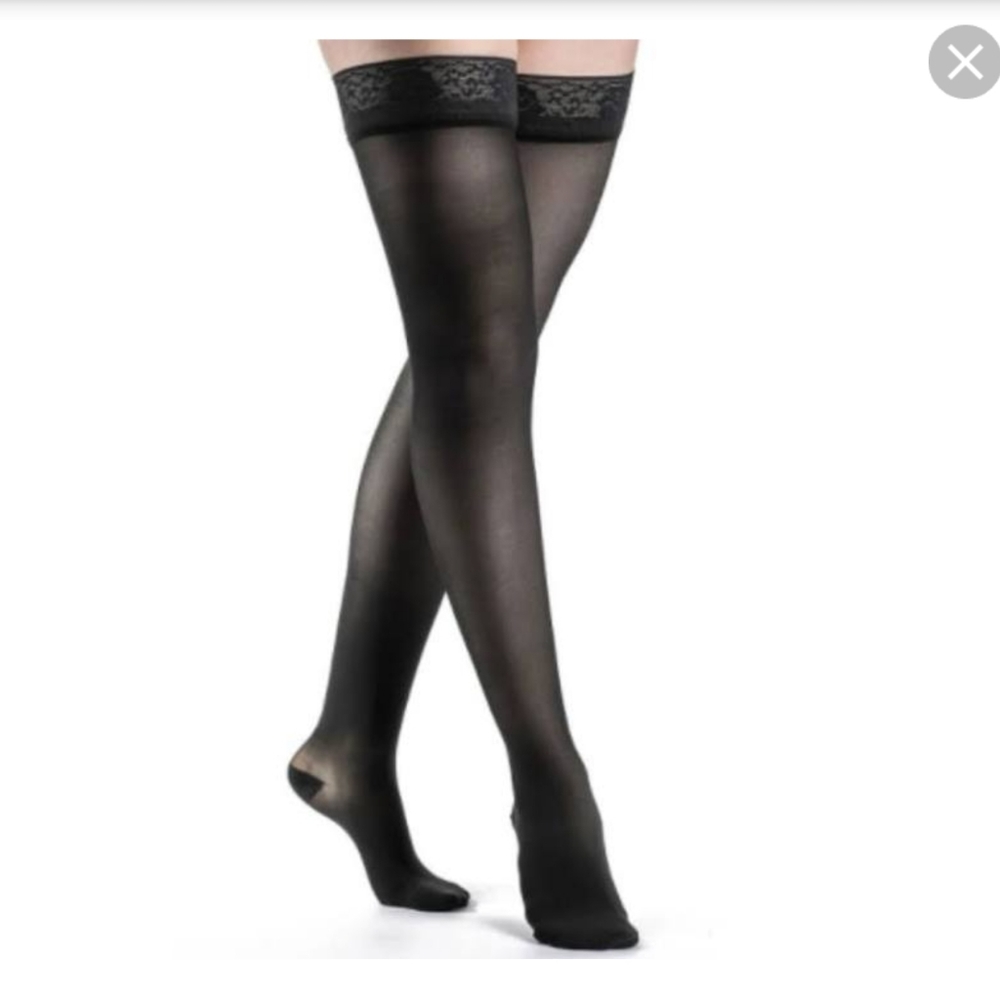 Sigvaris Compression Stockings Thigh High Lace